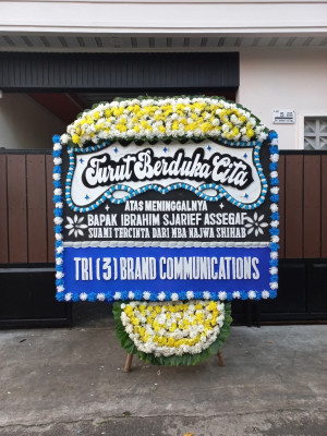 Papan Bunga Duka di Kebayoran Baru
